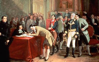 1833 de Martin Tovar y Tovar titulado Firma de la Independencia